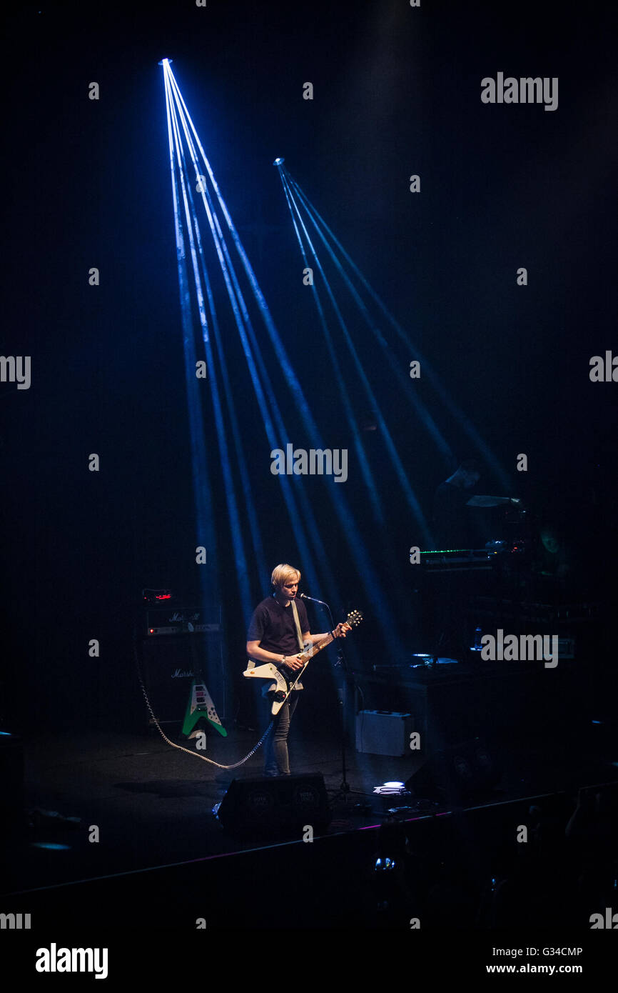 MOSCOW - 28 APRIL, 2016 : Concert of popular Russian pop rock singer