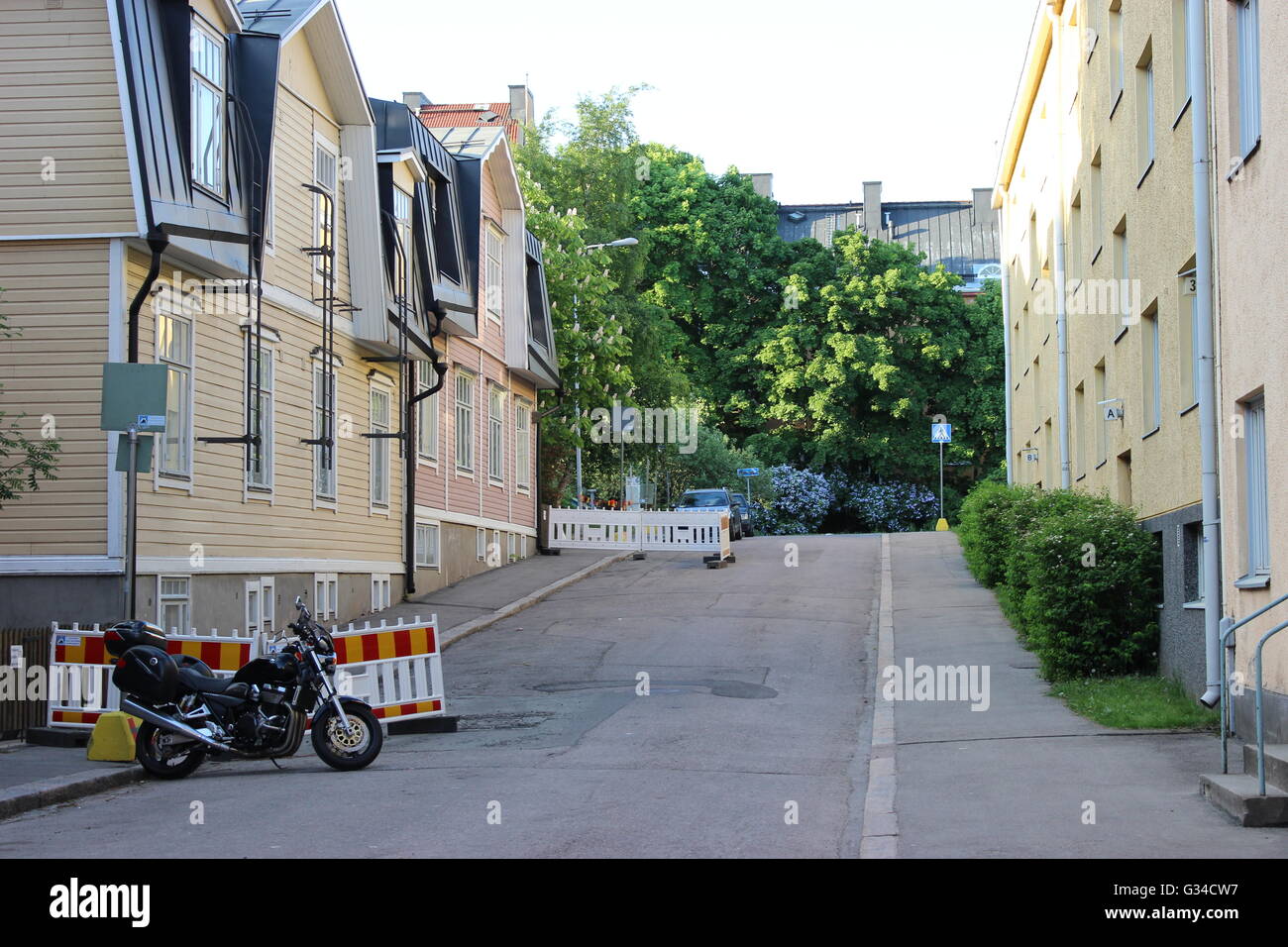The street in Helsinki Stock Photo - Alamy