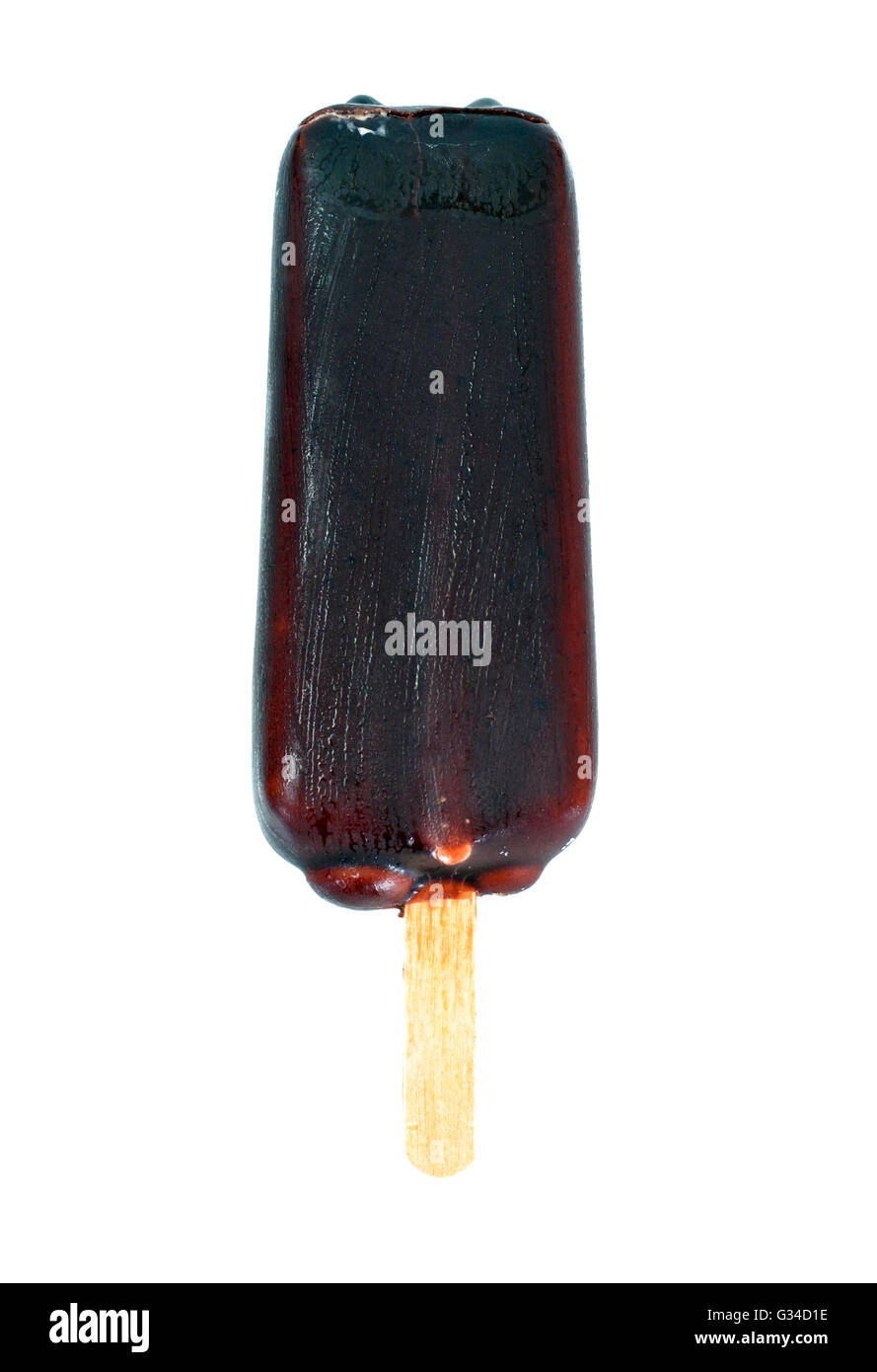Ice Cream Isolated on White Background Stock Photo - Alamy