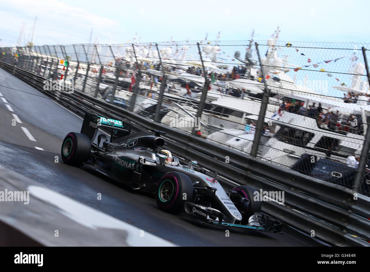 Lewis Hamilton (GBR), AMG Mercedes F1 Team, Gp Monaco 2016 Stock Photo