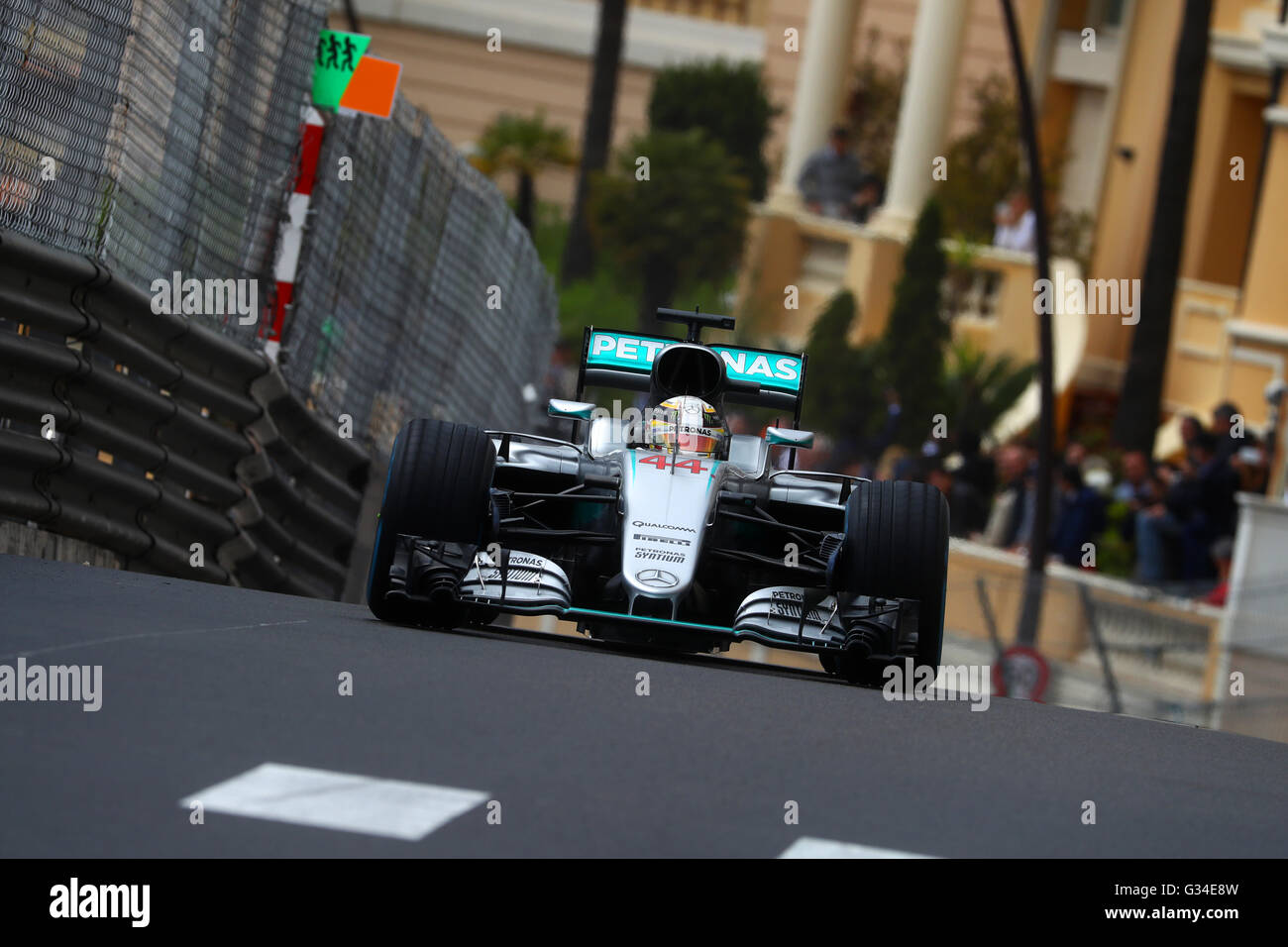 Lewis Hamilton (GBR), AMG Mercedes F1 Team, Gp Monaco 2016 Stock Photo