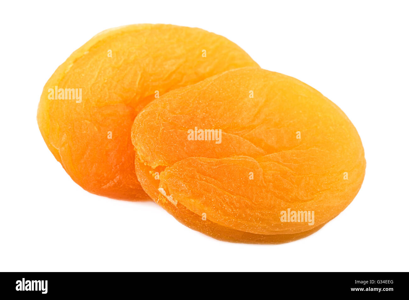 Dried apricots closeup Stock Photo