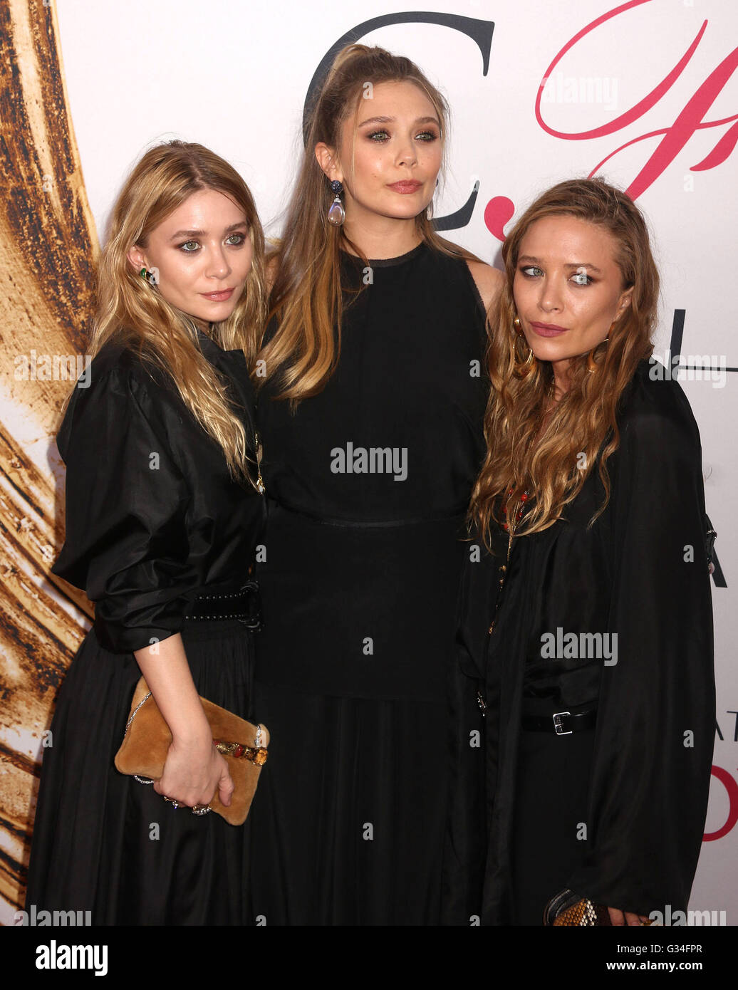 New York, New York, USA. 6th June, 2016. ASHLEY OLSEN, ELIZABETH OLSEN, MARY -KATE OLSEN attend