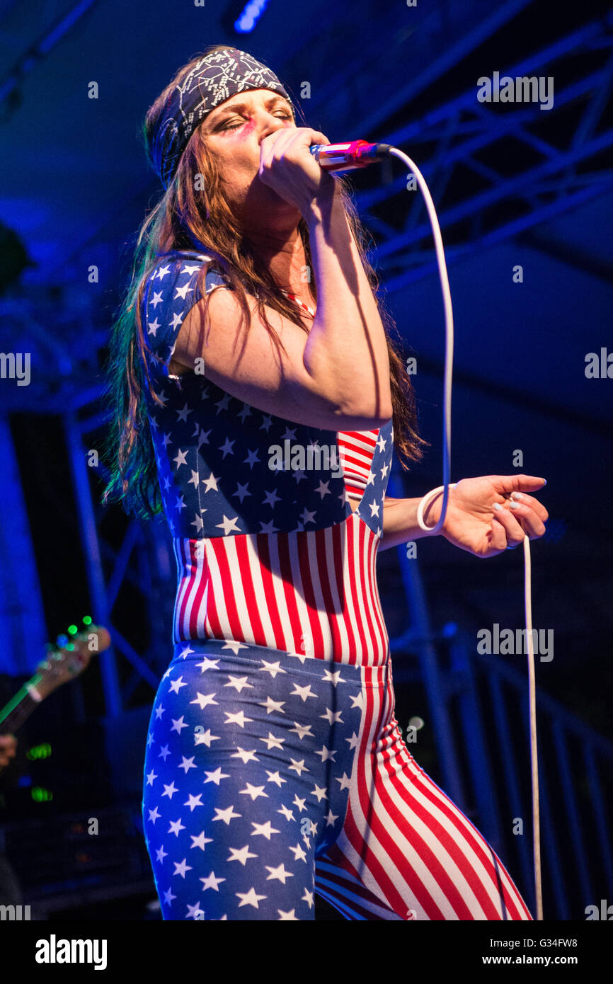 Juliette Lewis Rocker Milan Italy. 06th June 2016. The American rock band JULIETTE AND THE ...