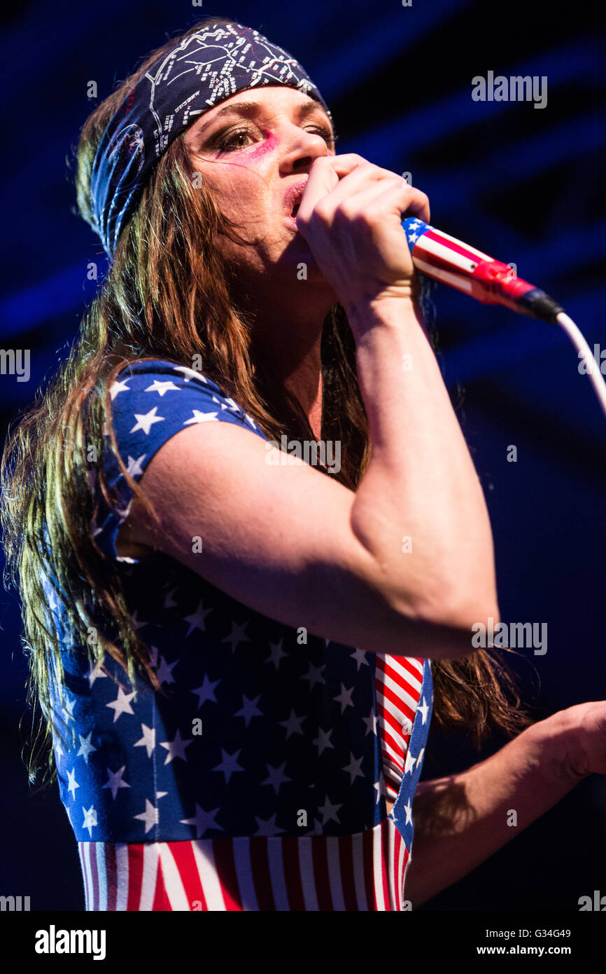 Juliette Lewis Rocker Milan Italy. 06th June 2016. The American rock band JULIETTE AND THE ...