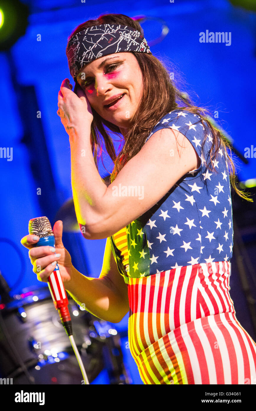 Juliette Lewis Rocker Milan Italy. 06th June 2016. The American rock band JULIETTE AND THE ...