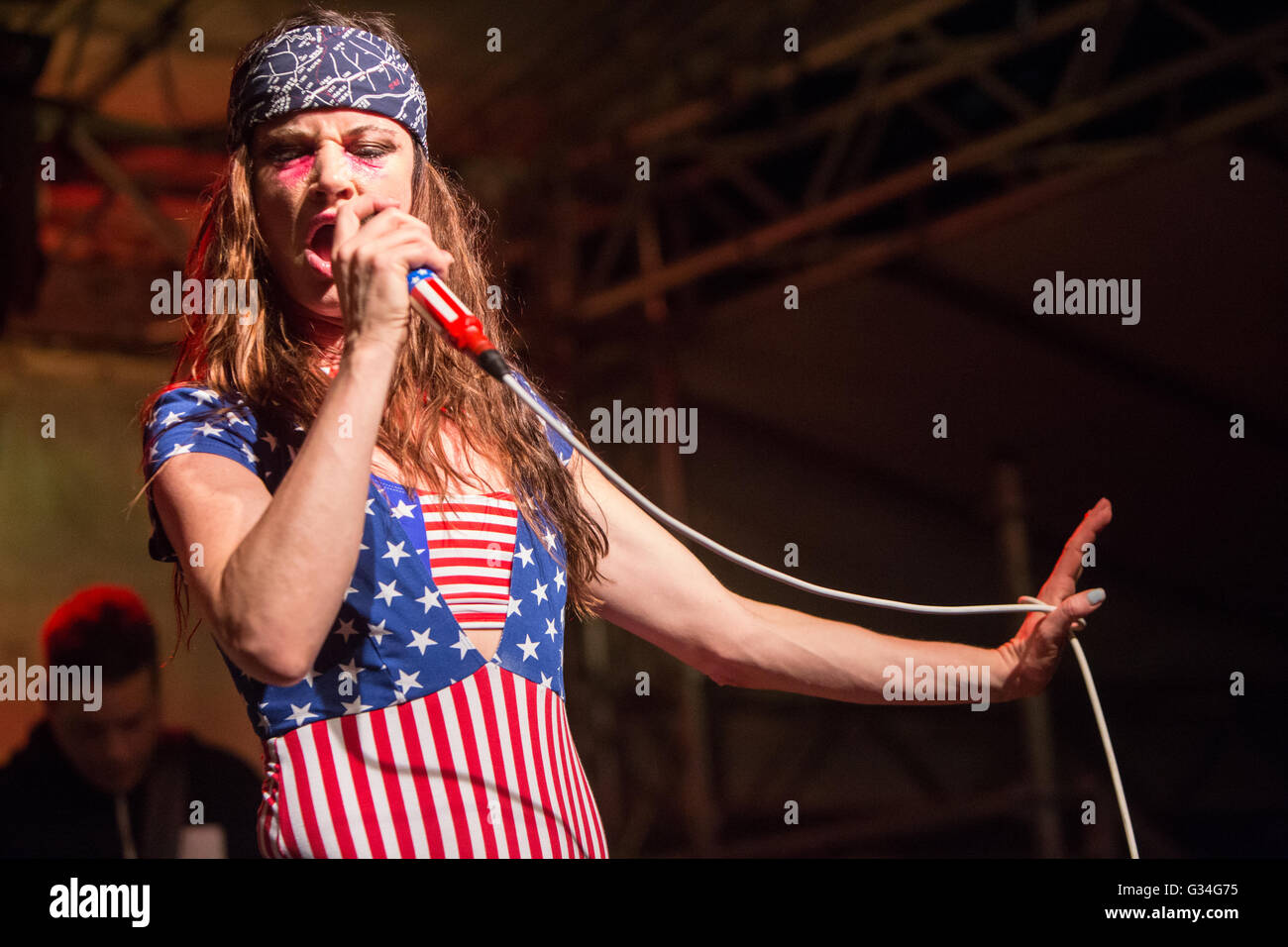 Juliette Lewis Rocker Milan Italy. 06th June 2016. The American rock band JULIETTE AND THE ...