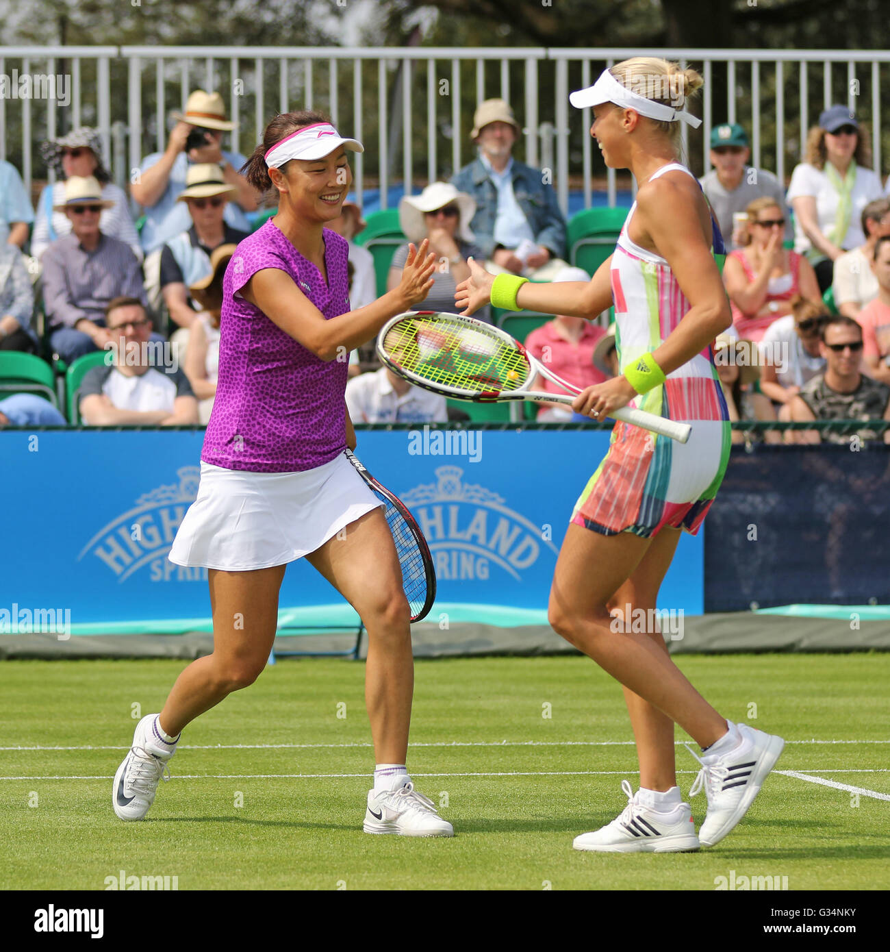 08.06.2016. Nottingham Tennis Centre, Nottingham, England. Aegon WTA