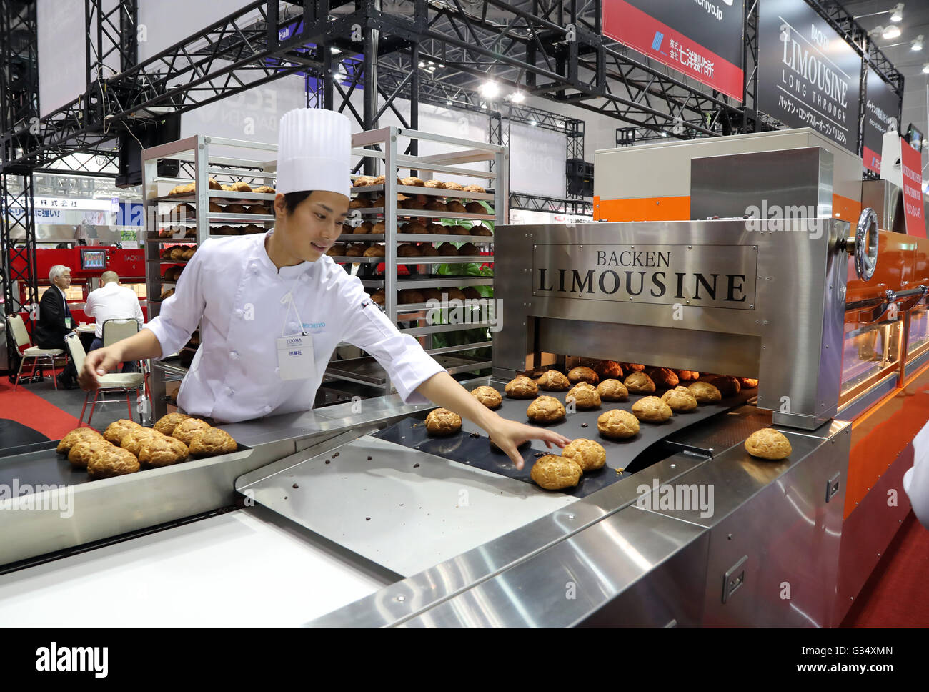 Tokyo, Japan. 8th June, 2016. Japanese food machinery maker Shichiyo
