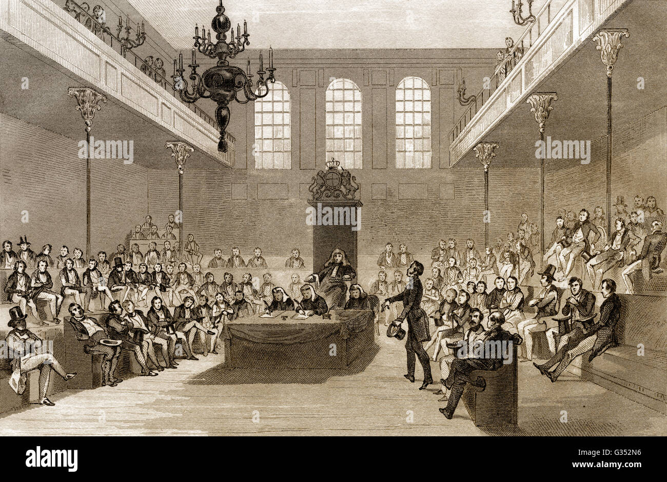 The House of Commons, London, England, 19th century Stock Photo