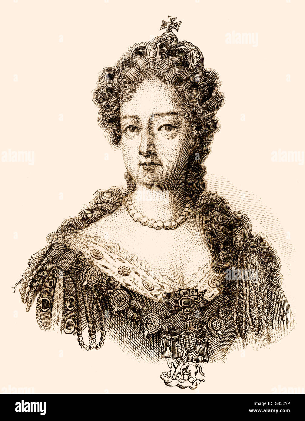 Queen anne of england hi res stock photography and images alamy