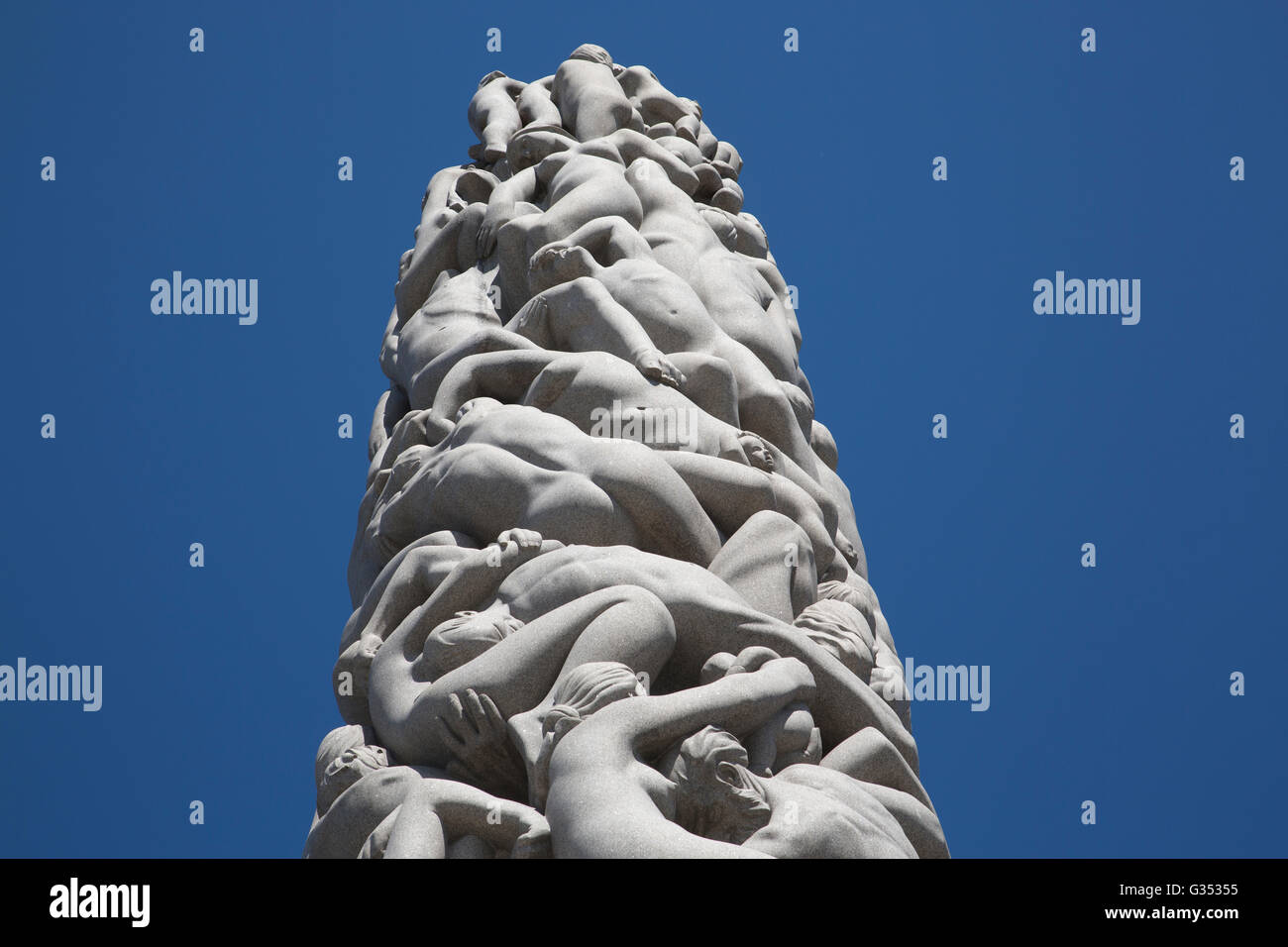 Vigeland Sculpture Park, the world's largest sculpture park made by Gustav Vigeland, located in