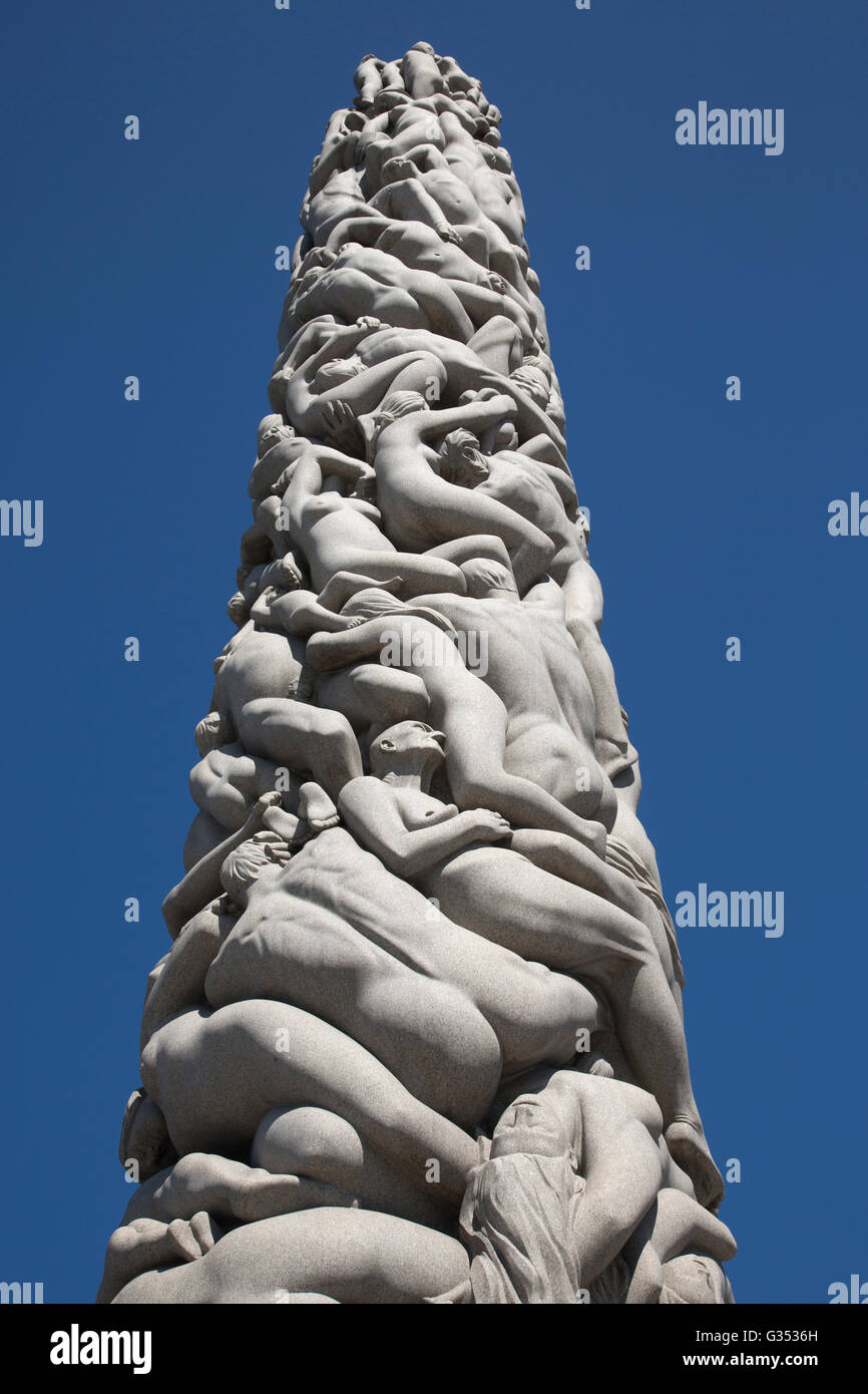 Vigeland Sculpture Park, the world's largest sculpture park made by