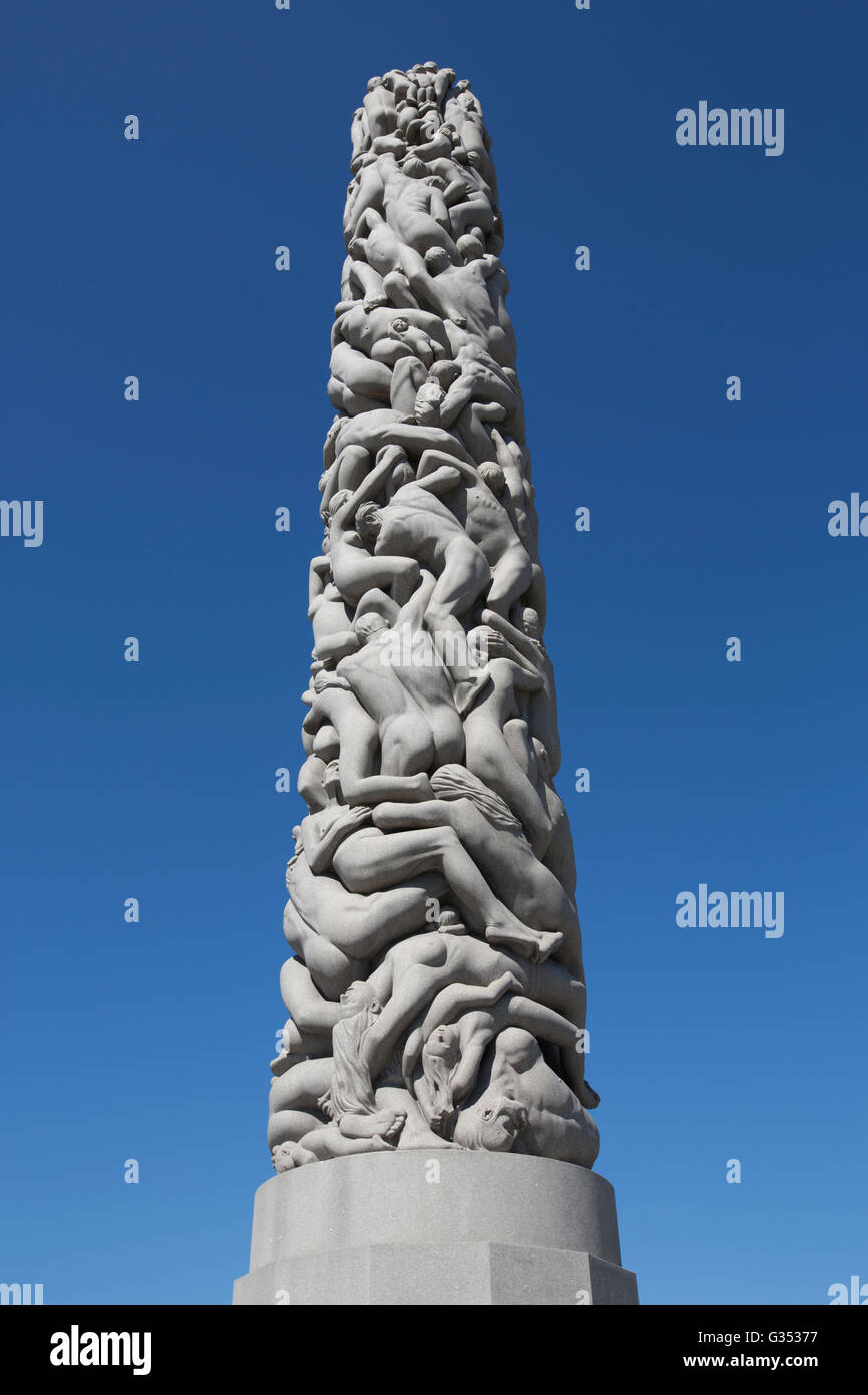 Vigeland Sculpture Park, the world's largest sculpture park made by