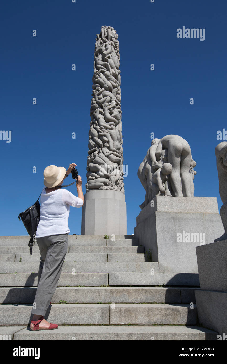 Vigeland Sculpture Park, the world's largest sculpture park made by