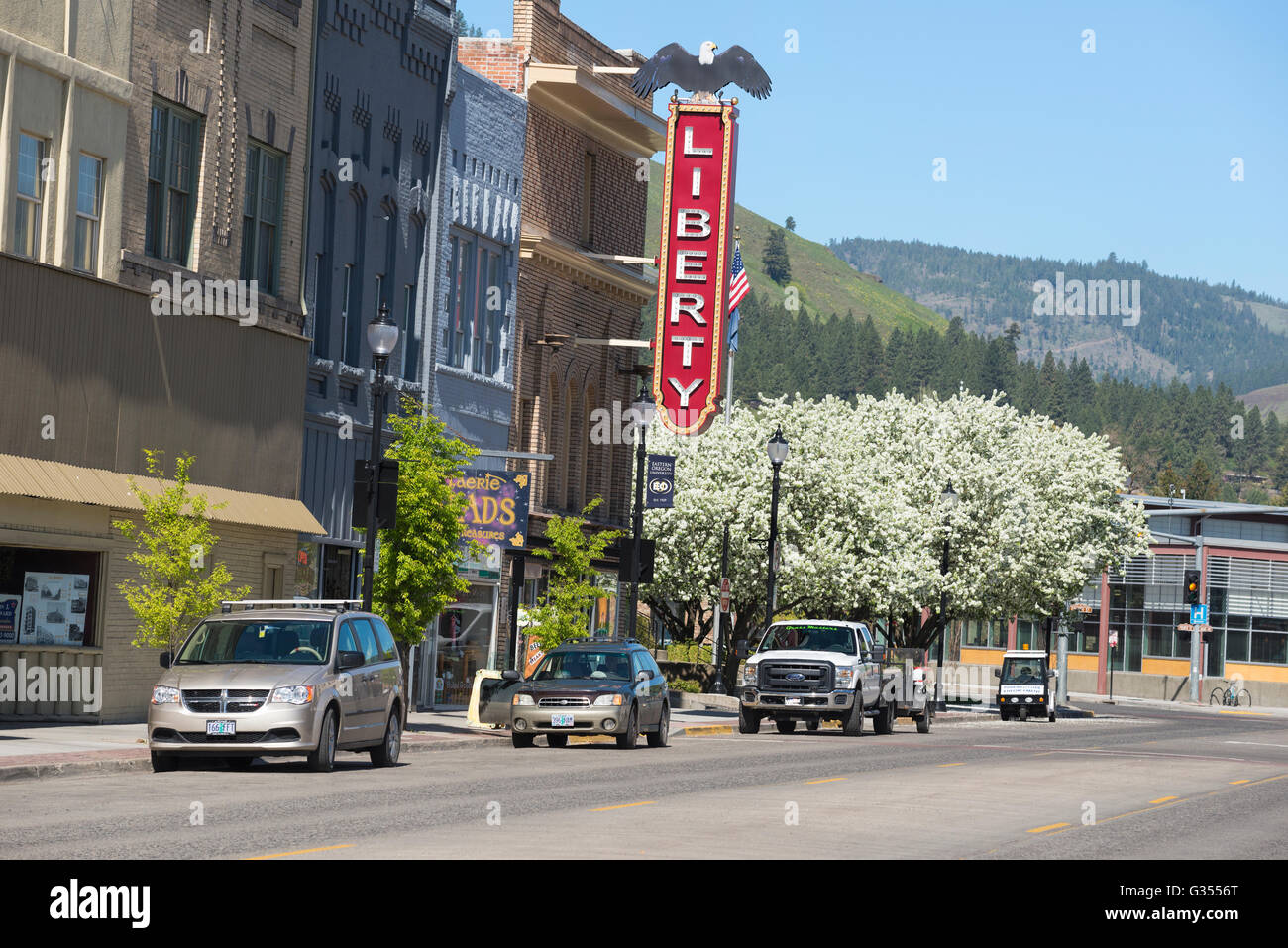 Downtown La Grande, Oregon Stock Photo Alamy