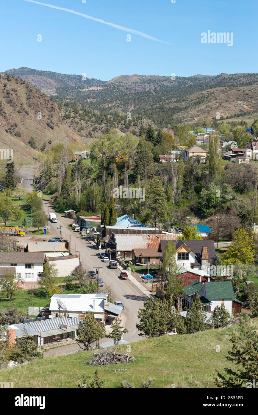 Downtown Mitchell, Oregon Stock Photo Alamy