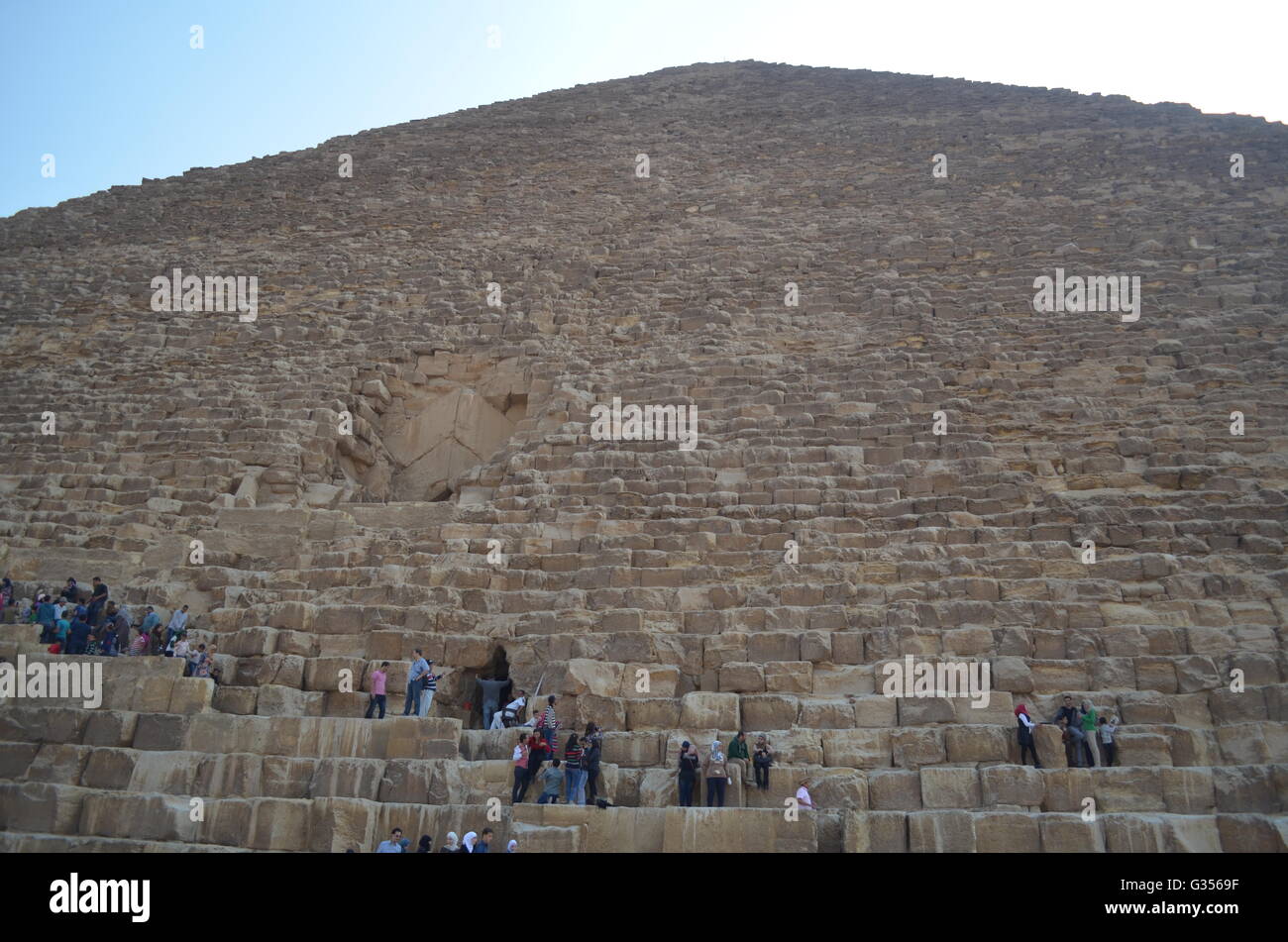 Great Pyramid of Giza Stock Photo