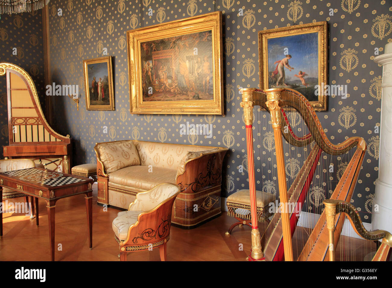 Germany, Bavaria, Munich, Residenz, Palace, interior, furniture Stock