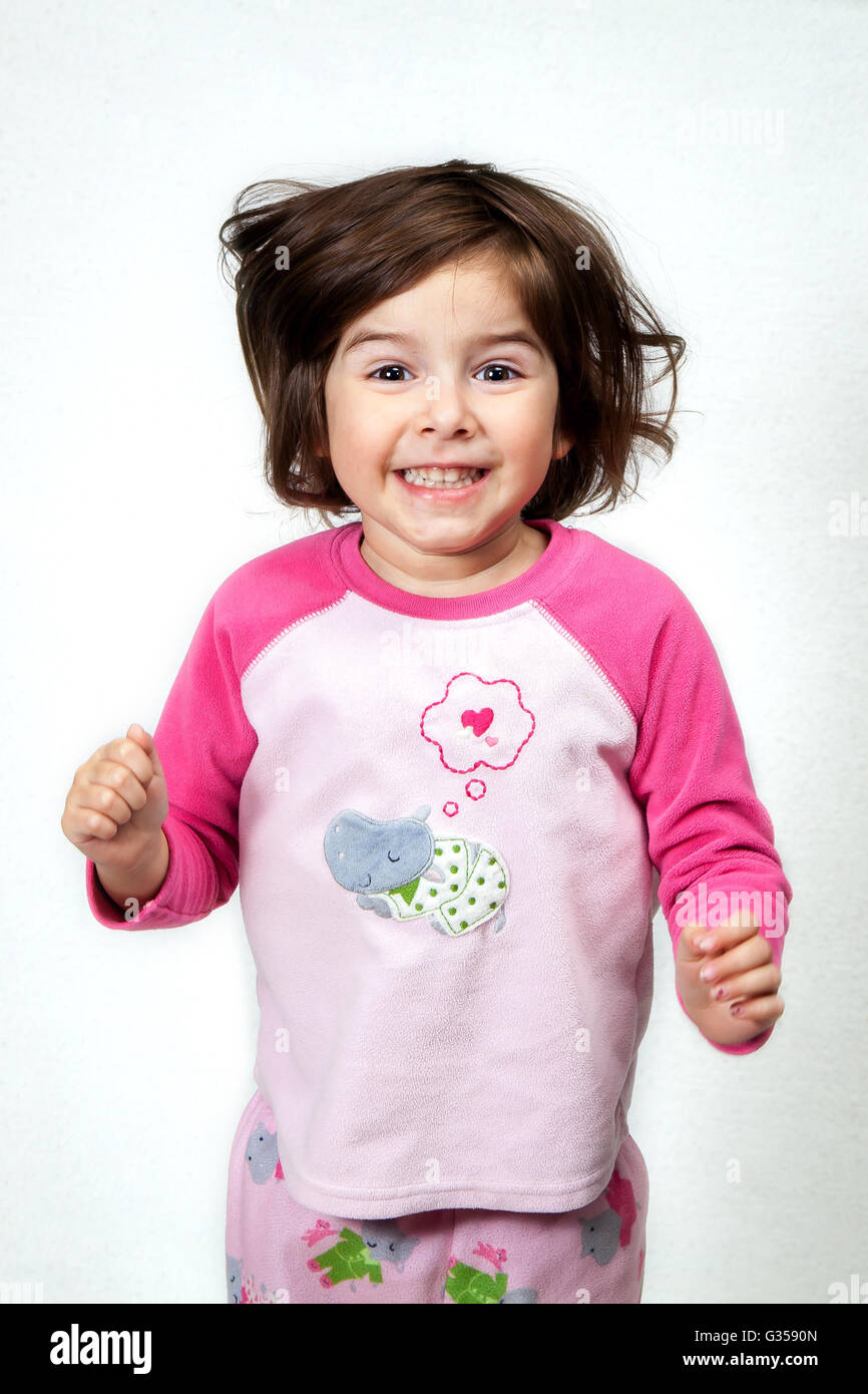 Jumping hair bouncing hires stock photography and images Alamy