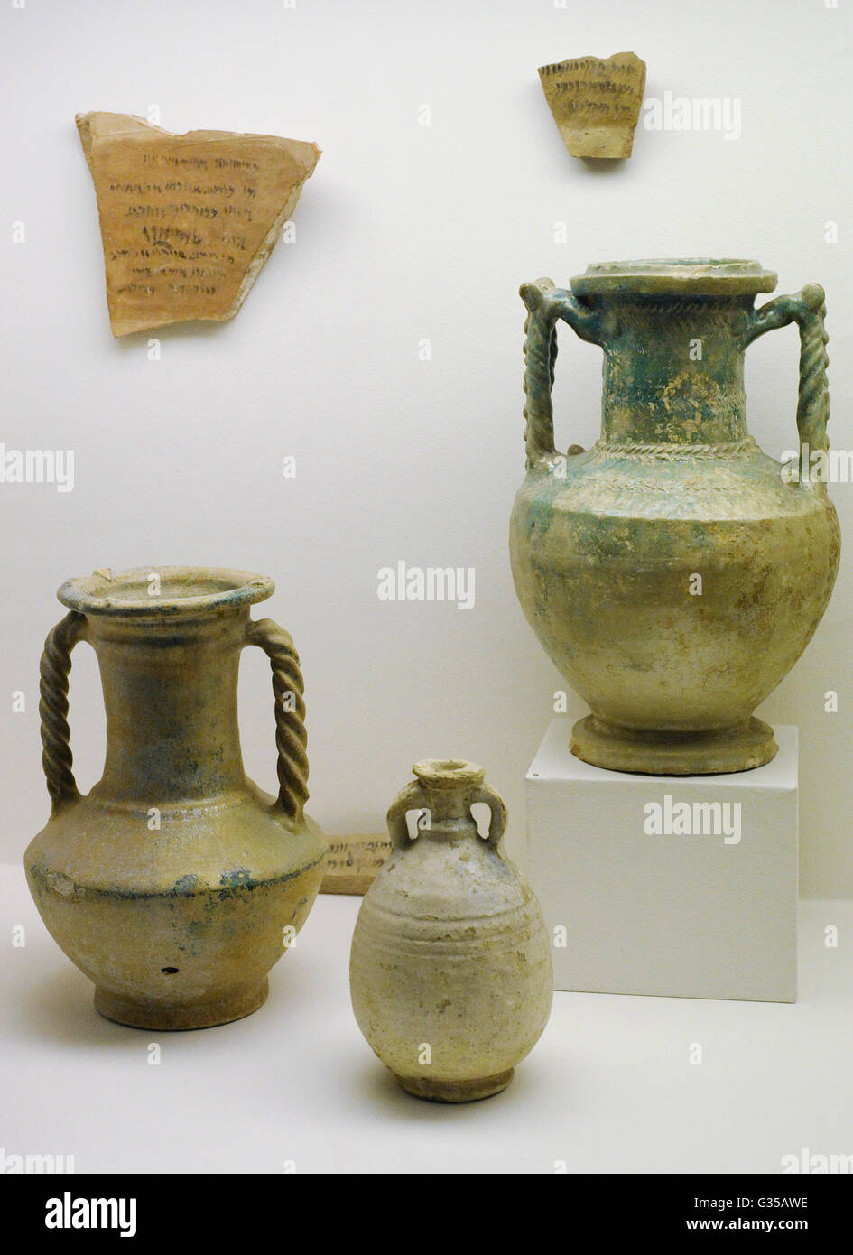 Near East. Iranian glazed pottery. 2nd3rd century AD. The State