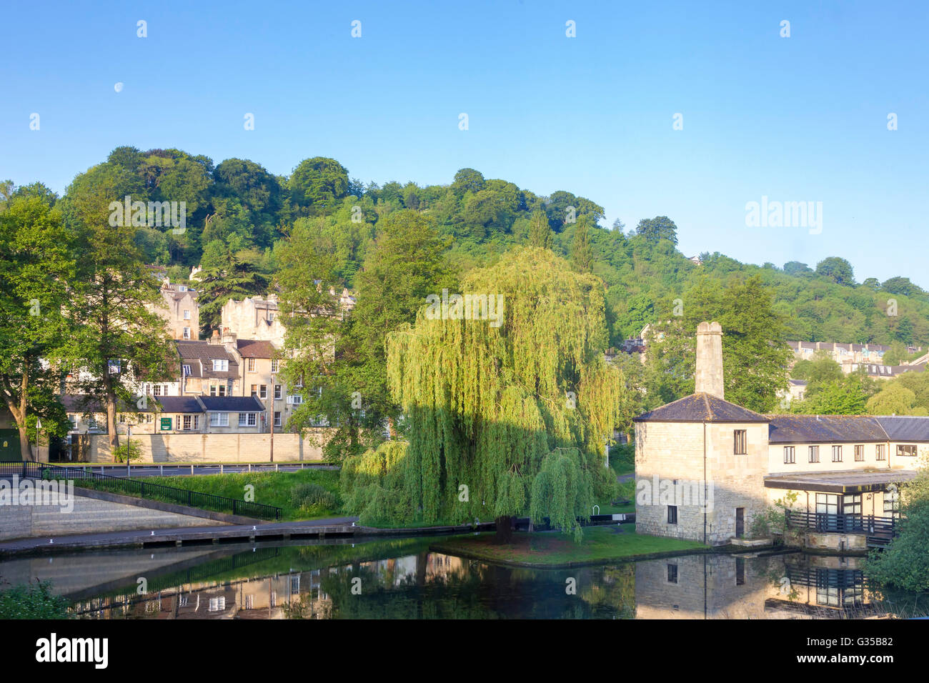 The Historic town of Bath, Somerset  England, uk. Stock Photo