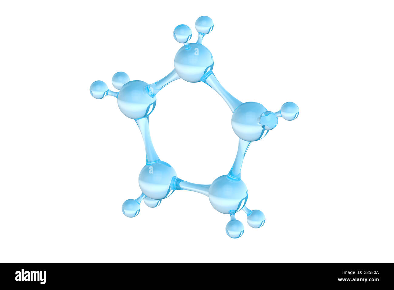 Molecule, 3D rendering isolated on white background Stock Photo - Alamy