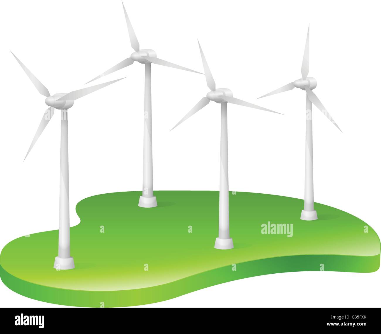 Wind Turbine, Wind Power, Renewable Energy Stock Vector Image & Art - Alamy