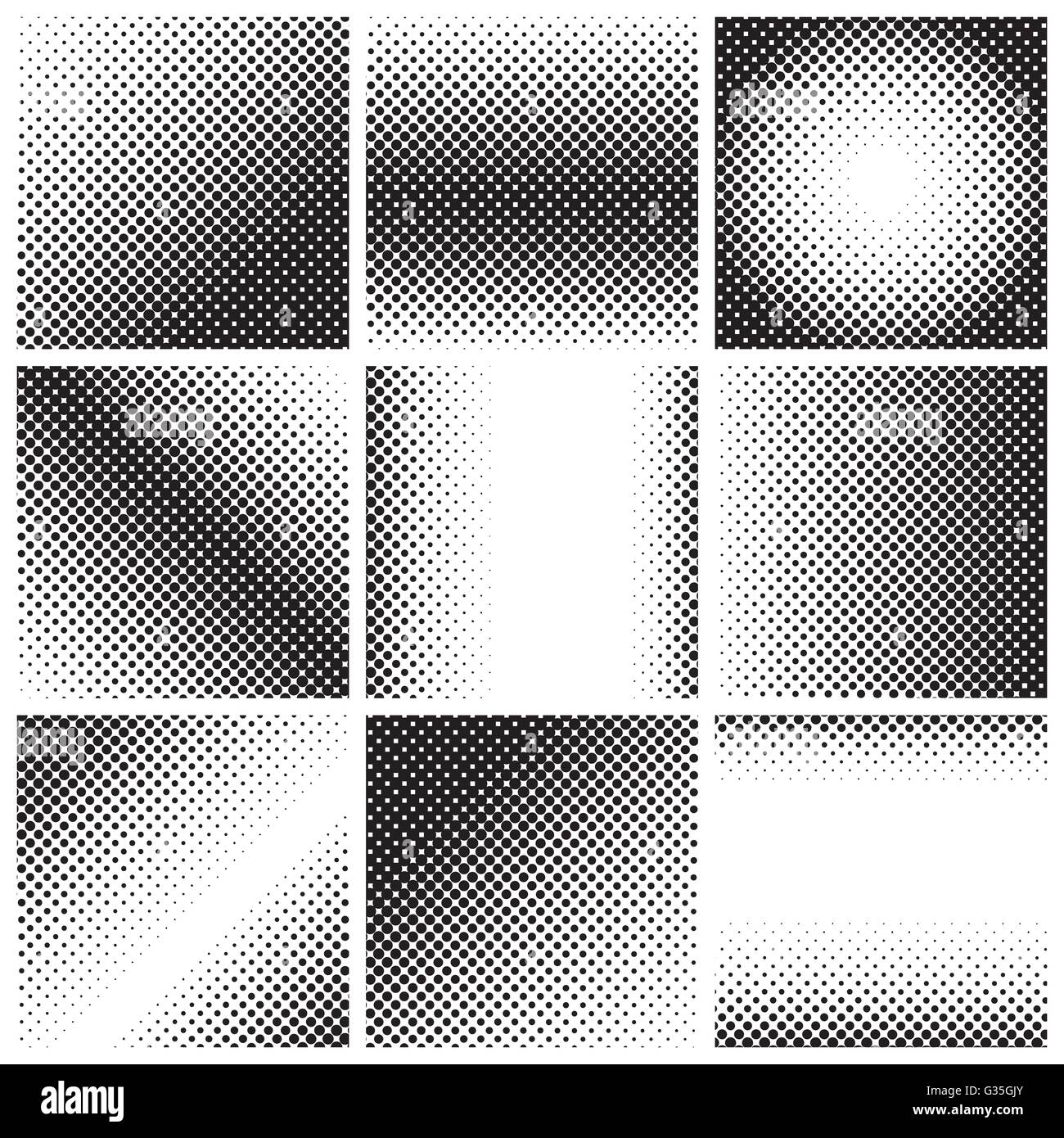 halftone dots. Black dots on white background, vector, illustration ...