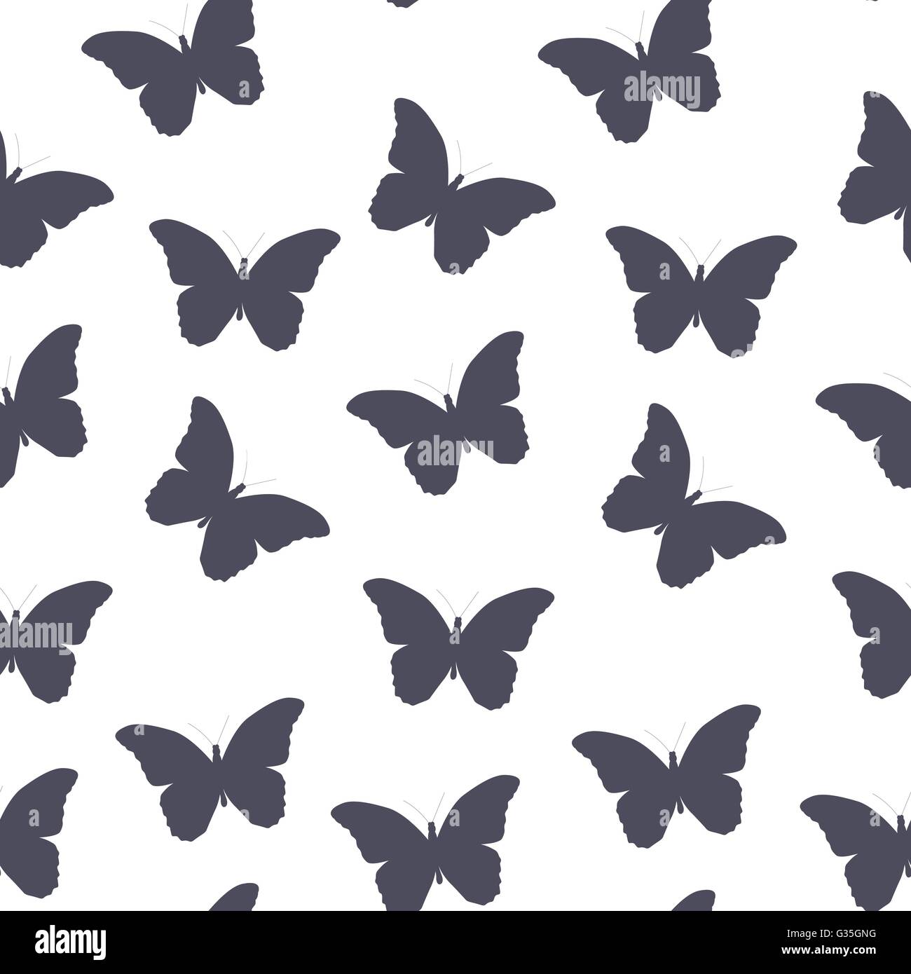 Butterfly Seamless Simple Pattern Background Stock Vector Image & Art
