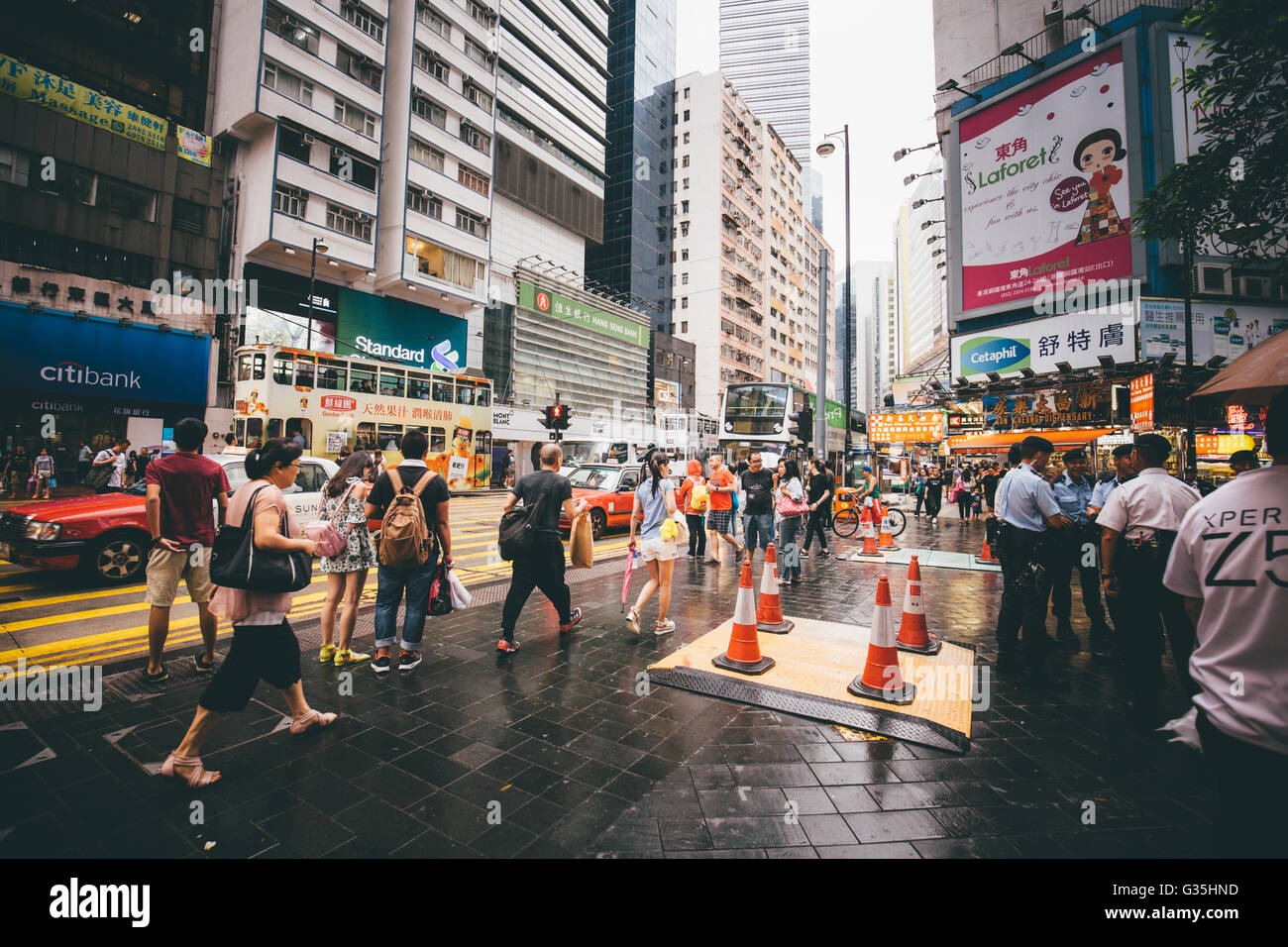 Fashion Walk Causeway Bay Hong Kong, China Stock Photo