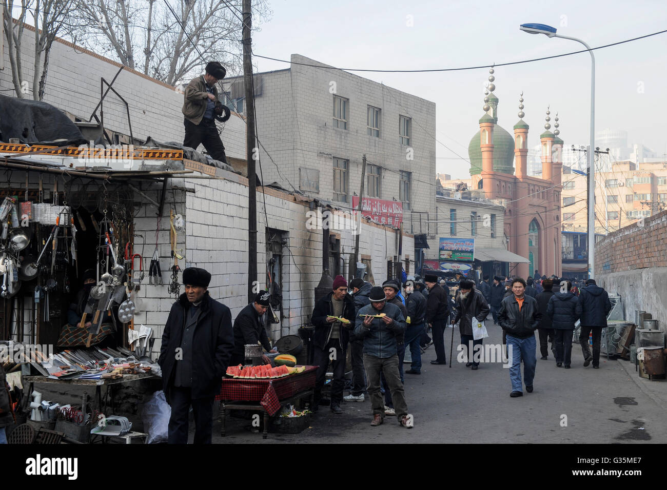 China Province Xinjiang City Urumqi Due To High Migration Of Han