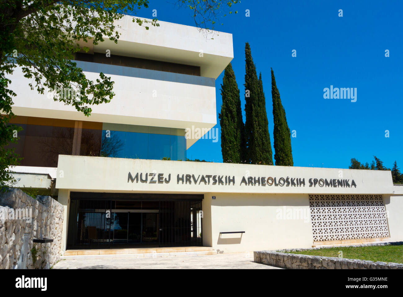 Museum of Croatian Archeological Monuments, Meje district, Split, Dalmatia, Croatia Stock Photo