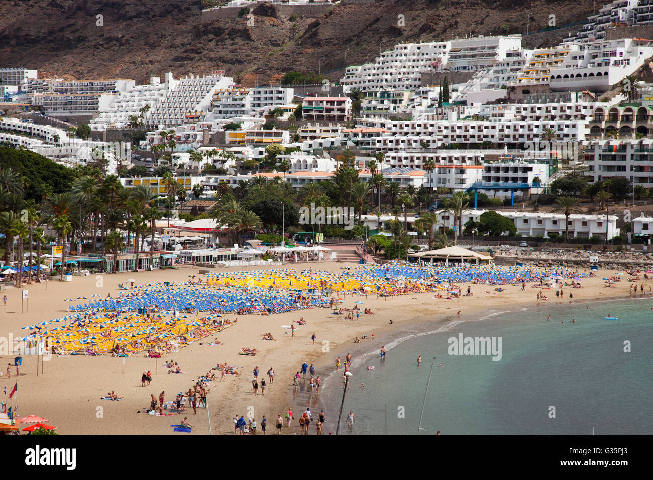 Puerto Rico, Gran Canaria island, Canary archipelago, Spain, Europe Stock Photo