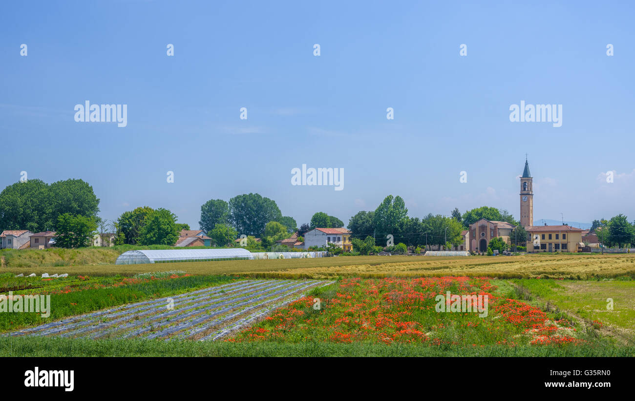 Italy Rural Background Italian rural countryside Stock Photo - Alamy