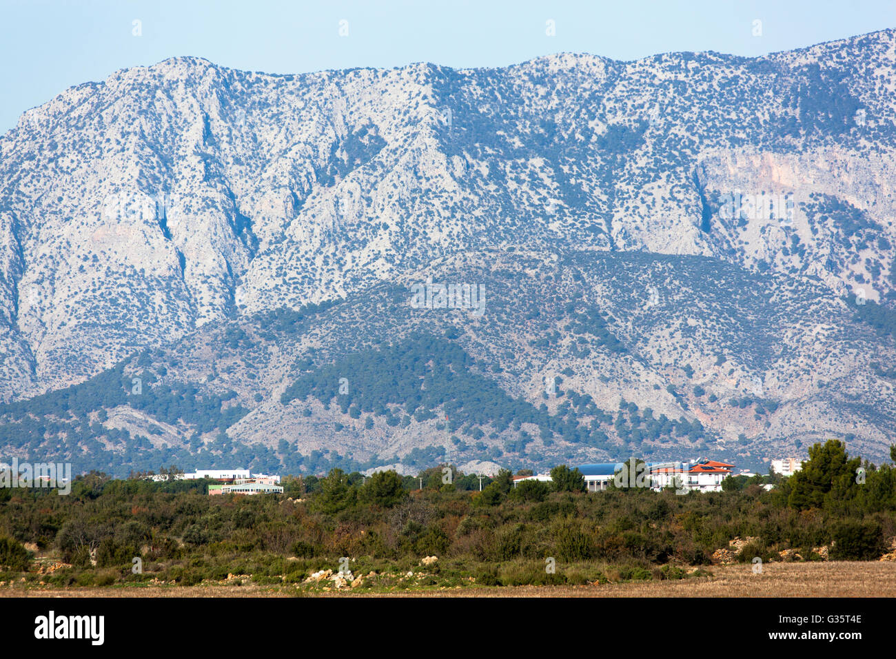 Taurus Mountains Turkey Hi Res Stock Photography And Images Alamy Antalyas Resort Town Suburbs Next To Taurus Mountains Turkey G35T4E