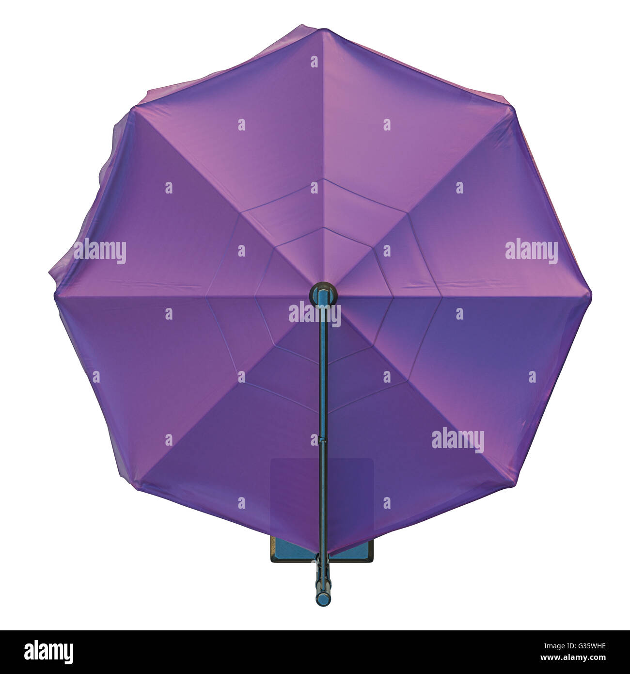 Beach umbrella, top view Stock Photo Alamy