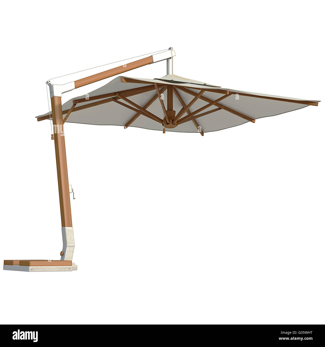 Modern beach umbrella Stock Photo Alamy