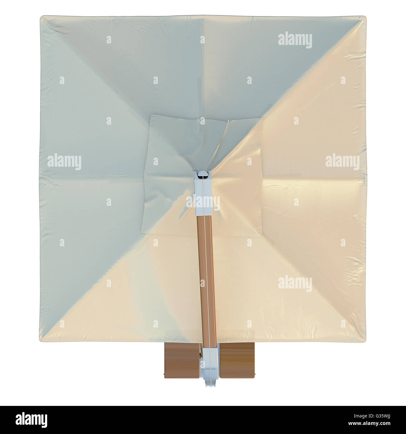 Beach umbrella, top view Stock Photo Alamy