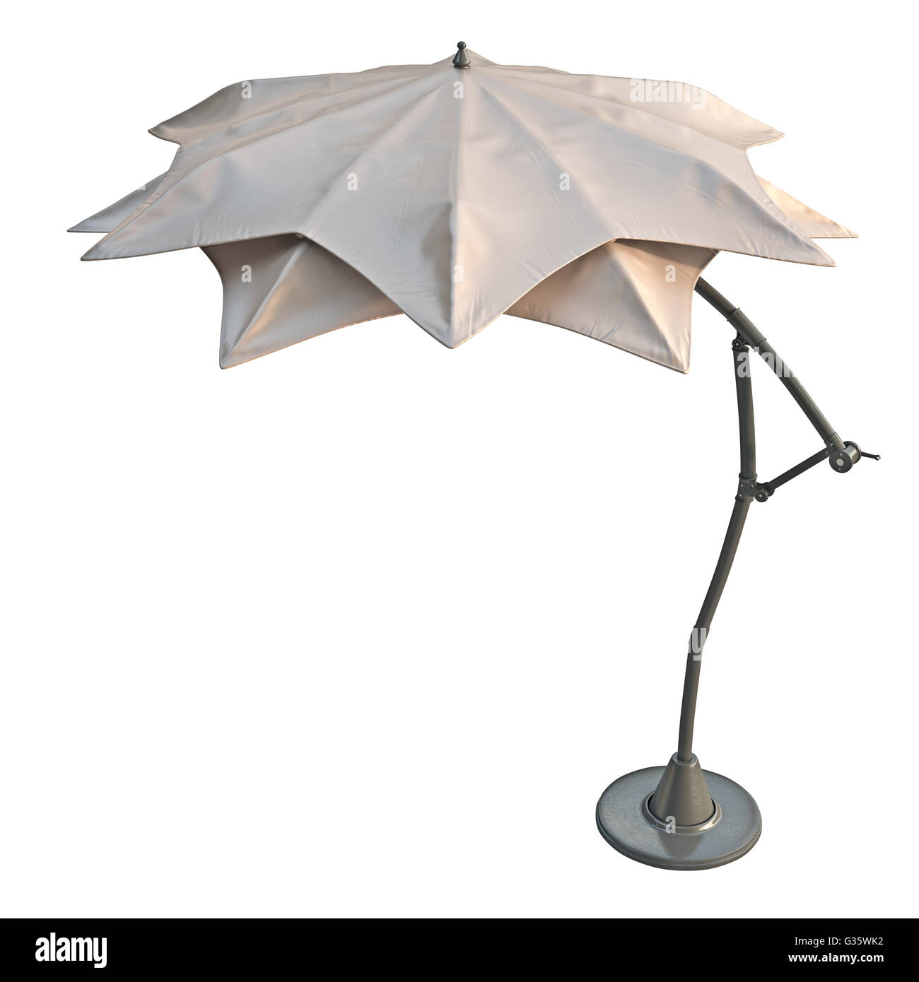 Modern beach umbrella Stock Photo Alamy