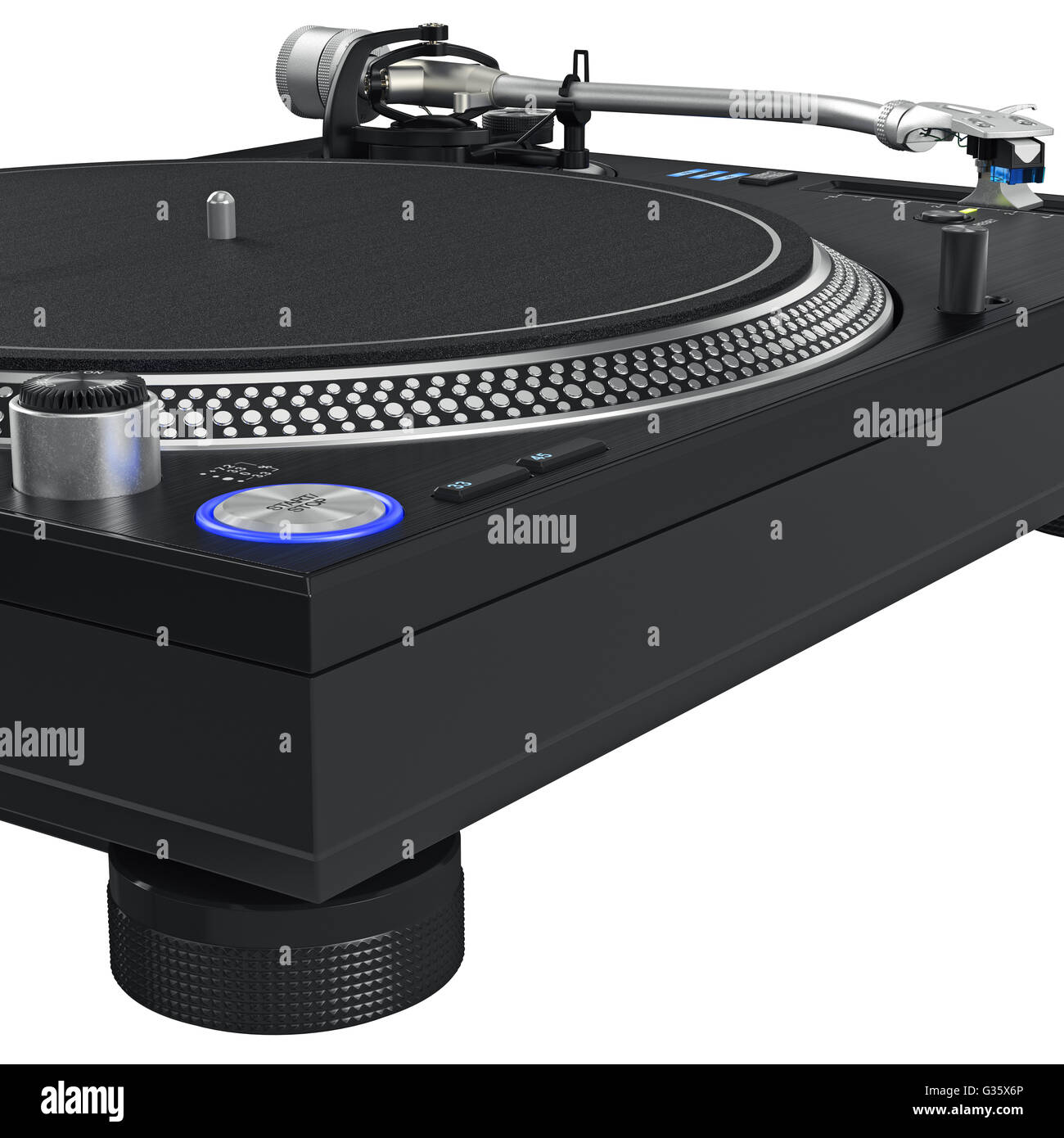 Dj mixer turntable close view hi-res stock photography and images 