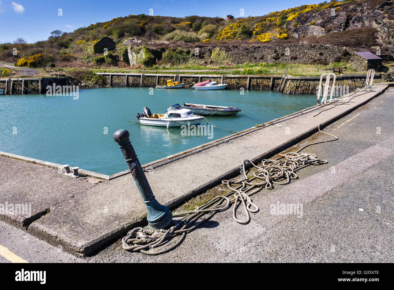 Amlwch Port, Anglesey, North Wales Uk Stock Photo Alamy