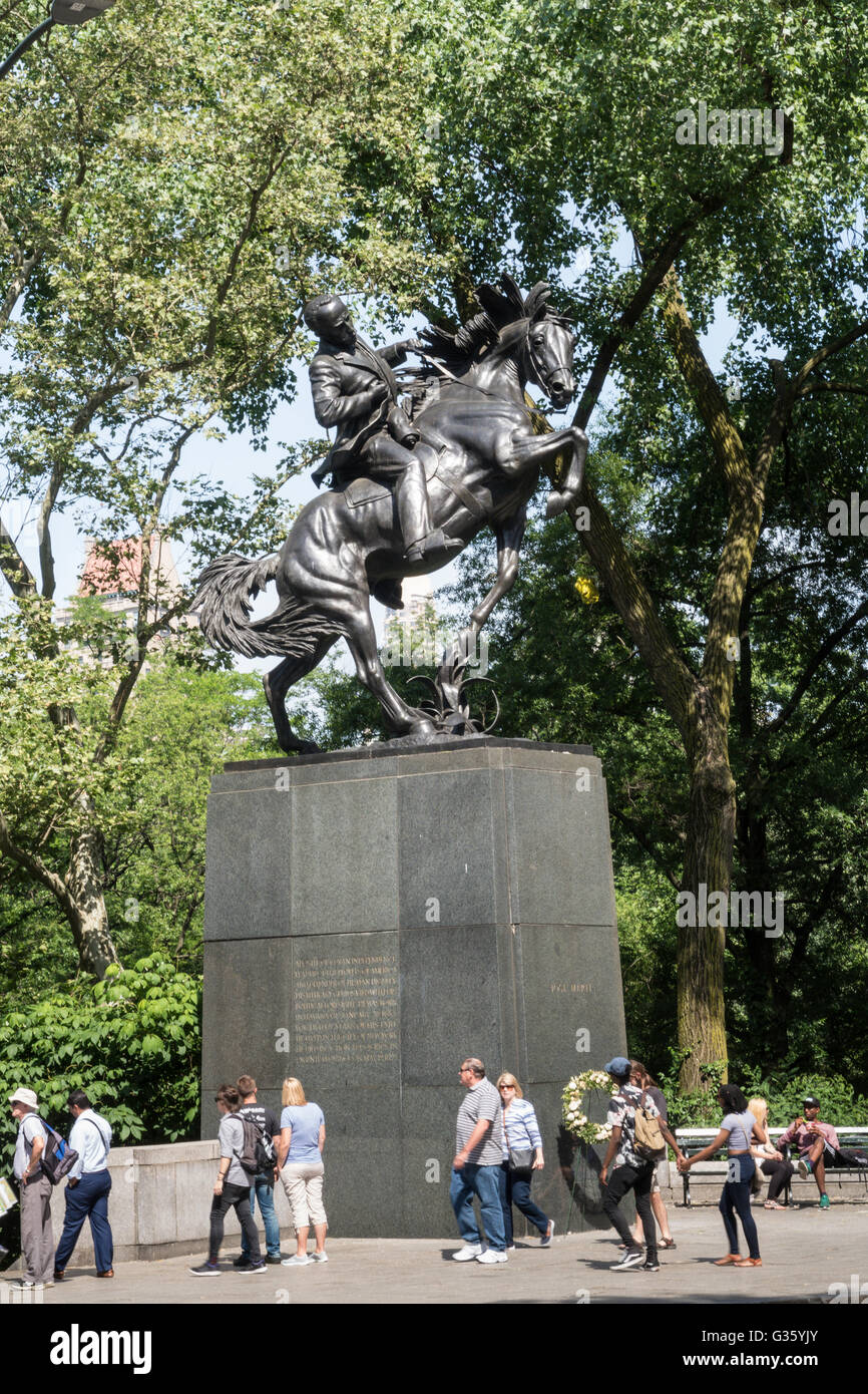 Jose Marti Statue in Central Park, NYC Stock Photo Alamy