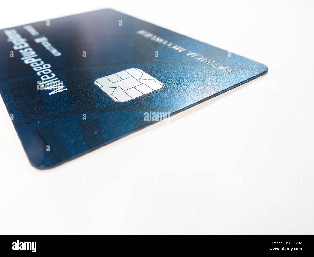 Credit Card with EMV Smart Chip Stock Photo Alamy