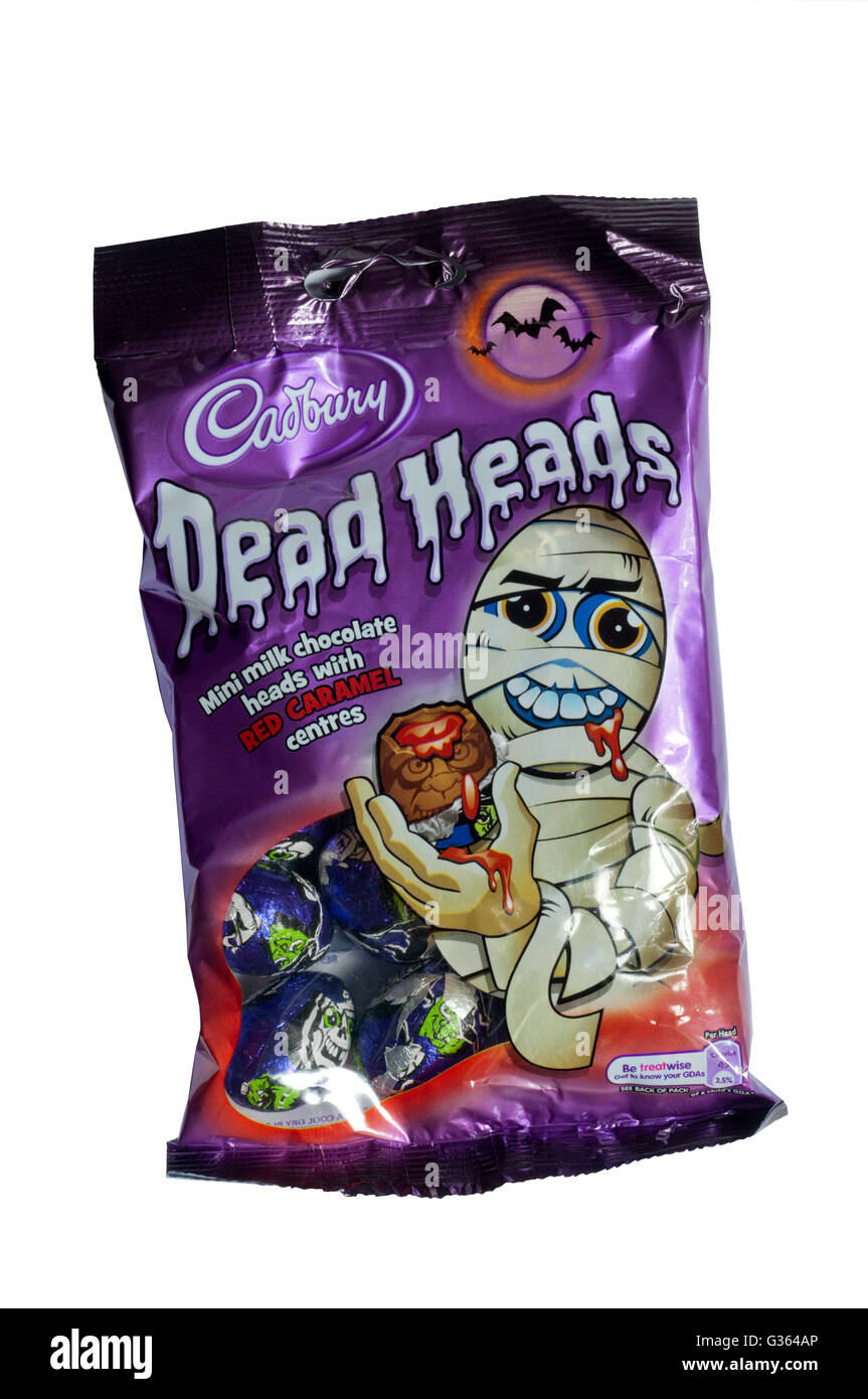 Cadburys Dead Heads Halloween sweets Stock Photo