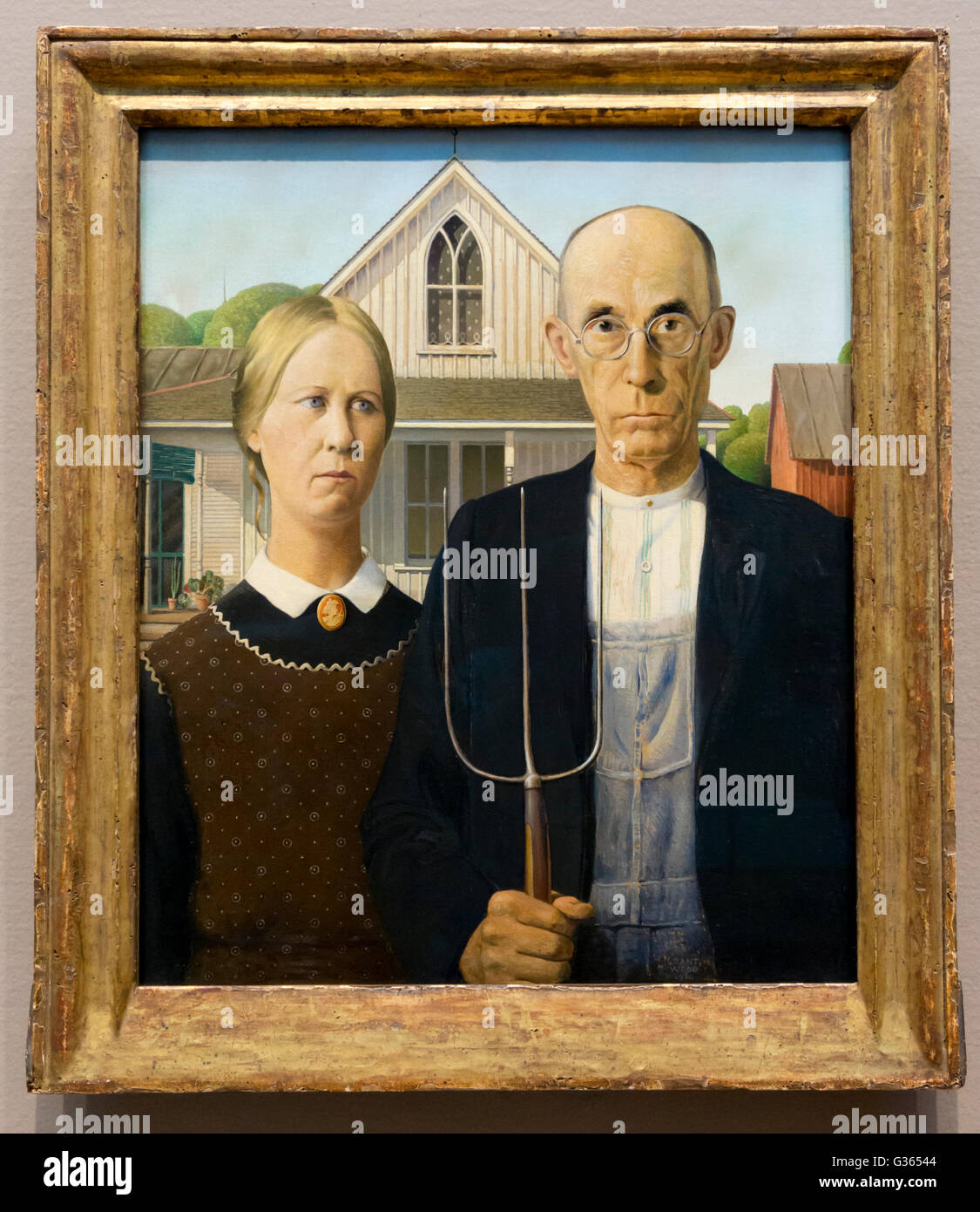 Wood Grant American Gothic Wood Grant American Gothic