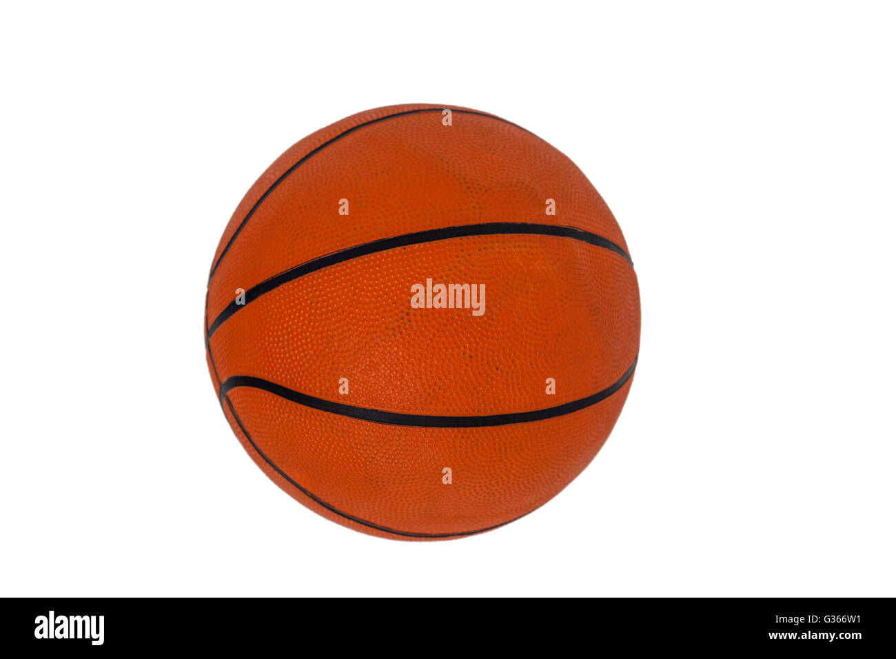Close-up of basketball on white background Stock Photo