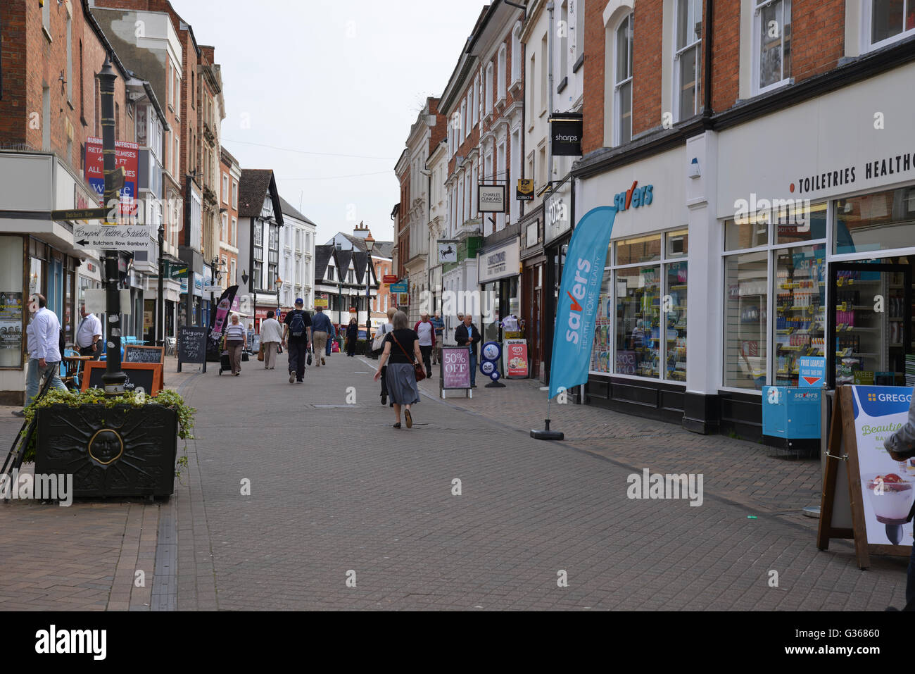 Banbury high street hires stock photography and images Alamy