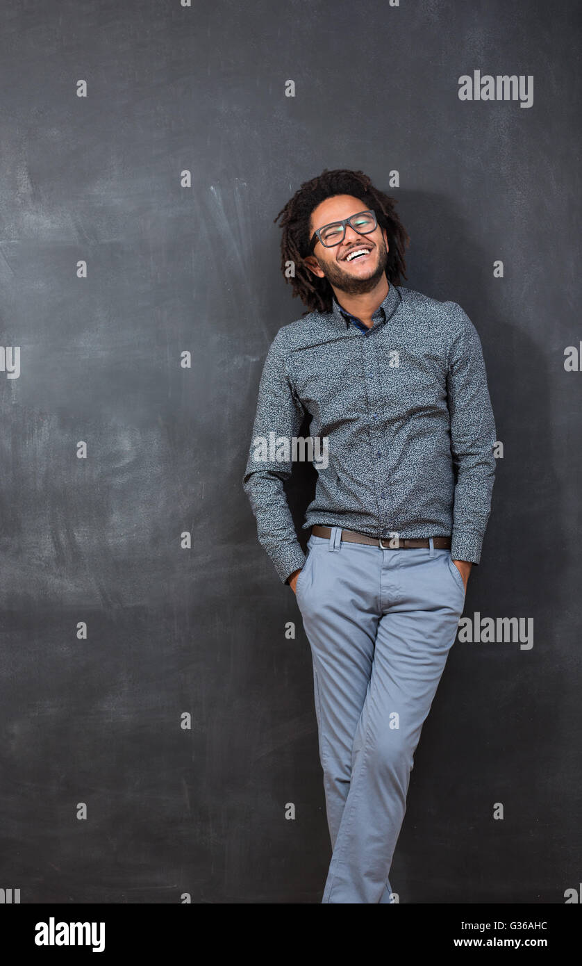African american man standing hi-res stock photography and images - Alamy