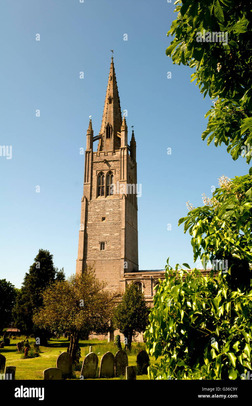 St. James the Great Church, Hanslope, Buckinghamshire, England, UK Stock Photo